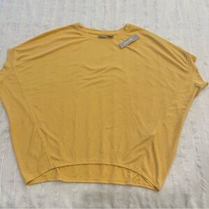 NWT Chico’s sz 2/US sz L ribbed dolman 3/4 sleeve tee